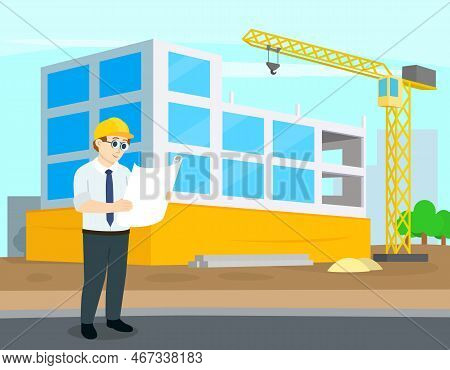Construction Building Vector & Photo (Free Trial) | Bigstock