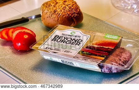 The Hague , Netherlands - January 15 2022 : Fake Meat Of The Brand: \