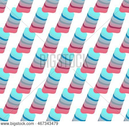 Seamless Pattern Made Of Abstract Vector Gradients