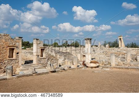 Ruins Of The Sanctuary Of Apollo Hylates, Cyprus Island