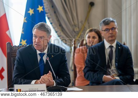 Bucharest, Romania - Dec. 17, 2022: Plenary Session Of The Agreement On Strategic Partnership In The