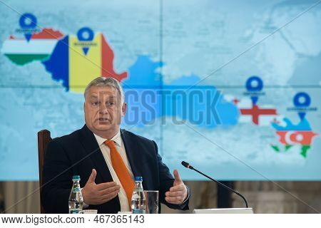 Bucharest, Romania - Dec. 17, 2022: Plenary Session Of The Agreement On Strategic Partnership In The