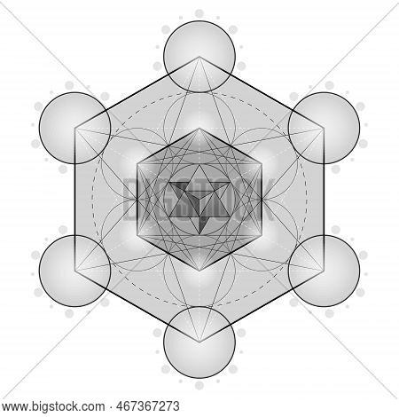 Metatron Symbol Vector Design