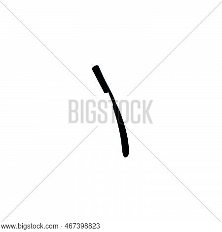 Razor Blade Icon. Simple Style Barber Shop Big Sale Big Sale Poster Background Symbol. Razor Blade B