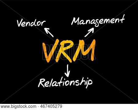 Vrm Vendor Relationship Management - Business Activity Made Possible By Software Tools That Aim To P