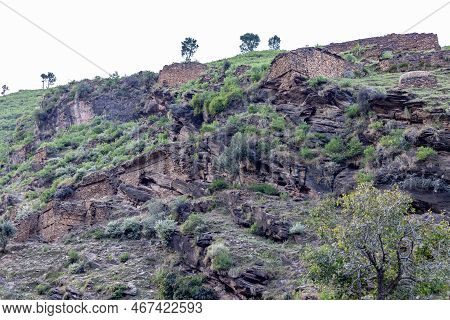 The Najigram Stupa And Monastery Spread Over A Large Range Of Area In The Valley