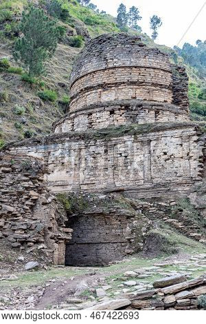 The Tokar-dara Stupa Archaeology Site In The Swat Valley