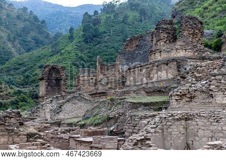 The Ruins Of The Tokar Dara Archaeology Site In The Tehsil Barikot Of District Swat, Kpk, Pakistan
