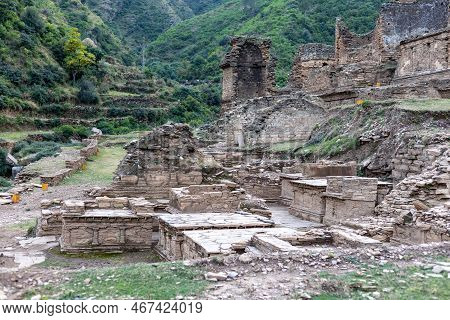 The Ruins Of The Tokar Dara Najigram Stupa And Monastery Site