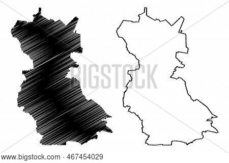 Cuauhtemoc Municipality (free And Sovereign State Of Chihuahua, Mexico, United Mexican States) Map V