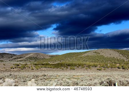 Colline delle montagne rocciose dell'Utah di Sanpete County