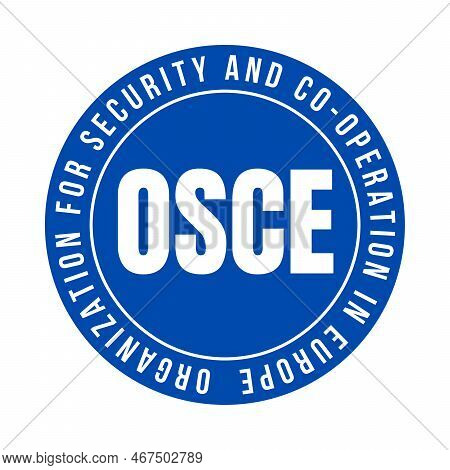 Osce Organization For Security And Co-operation In Europe Symbol Icon