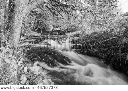 Robbers Bridge In Exmoor National Park