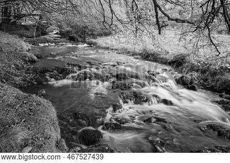 Robbers Bridge In Exmoor National Park