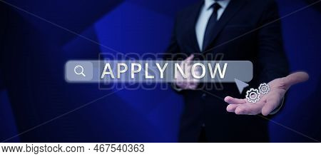 Writing Displaying Text Apply Now. Business Idea An Act Of A Person To Acquire The Job Related To Th