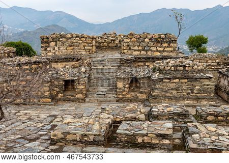 The Ruins Of The Nemogram Stupas In The Nemo Gram Valley Swat