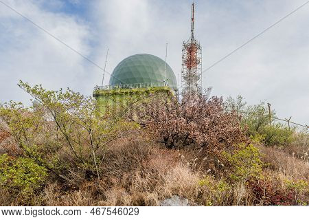 Communications Tower And Radar Dome