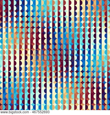 Geometric Abstract Pattern In Low Poly Style.