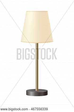 Realistic Sleeptime Composition With Isolated Image Of Accessory On Blank Background Vector Illustra