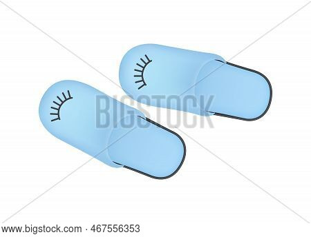 Realistic Sleeptime Composition With Isolated Image Of Accessory On Blank Background Vector Illustra