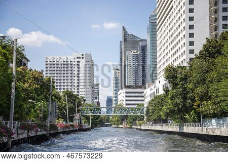 Thailand Bangkok Klong Saen Saeb
