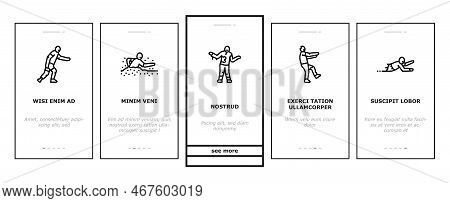Zombie Horror Scary Dead Evil Onboarding Mobile Vector. Monster Creepy, Hand Death, Undead Nightmare