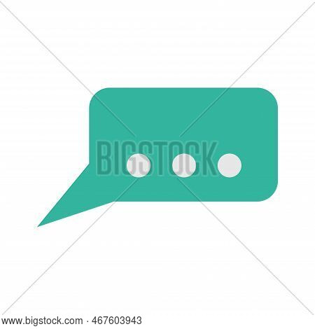 Simple Message Icon With Ellipsis