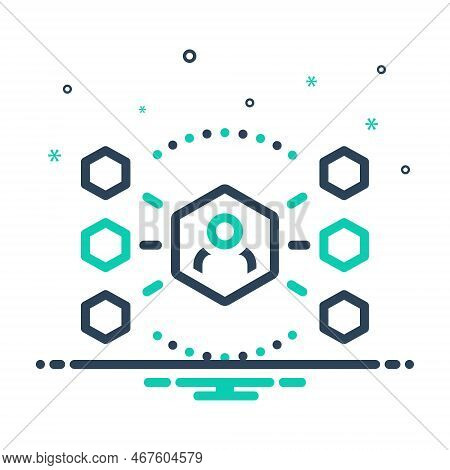 Mix Icon For Contacts Connection Link Communication List Liaison