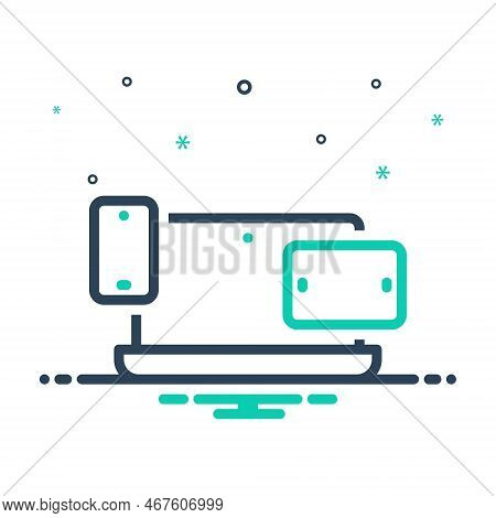 Mix Icon For Responded Acknowledge Riposte Device Usability Responsive Laptop Electronic