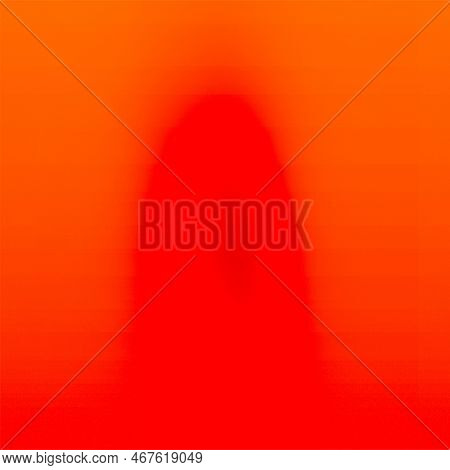 Red Abstract Gradient Background Template Suitable For Social Media Post, Online Advertisements, Ban