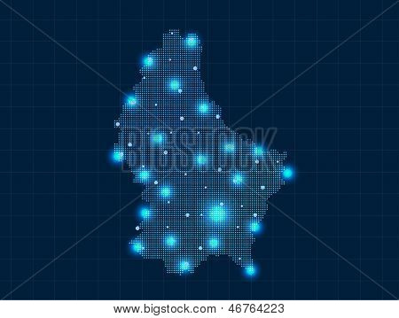 Pixelkarte Luxemburg