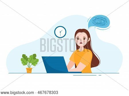 Personal Development With People Developing Mental Issues, Growth And Self Improvement As Plant In F