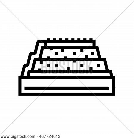 Removing Copper From Oxide Ore Line Icon Vector. Removing Copper From Oxide Ore Sign. Isolated Conto