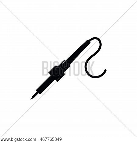 Vector Illustration Of Soldering Iron Logo Template