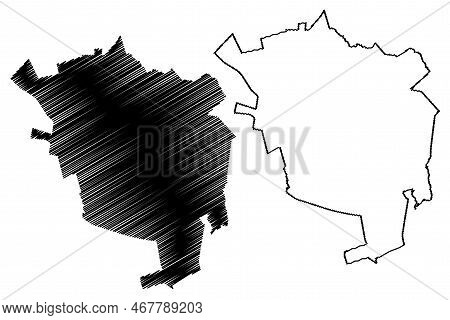 Santa Isabel Municipality (free And Sovereign State Of Chihuahua, Mexico, United Mexican States) Map