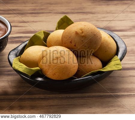 Fresh Baked Almojabanas - Typical Colombian Gastronomy