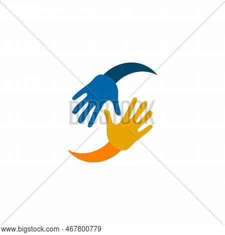 Hands Logo Design Vector & Photo (Free Trial) | Bigstock