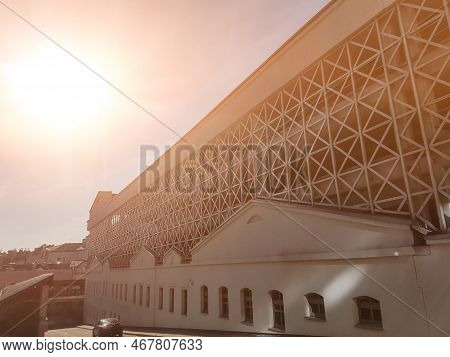 Outer Wall Of The Modern City Building