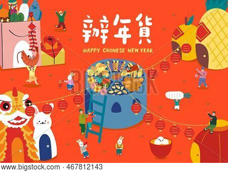 Translation-do The Lunar New Year Shopping, Do Chinese New Year Shopping