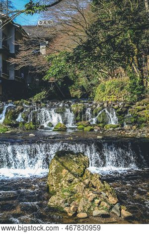 The Water Flowing, Scenery Of Kibune River 12 April 2012
