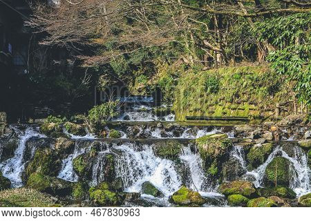 The Water Flowing, Scenery Of Kibune River 12 April 2012