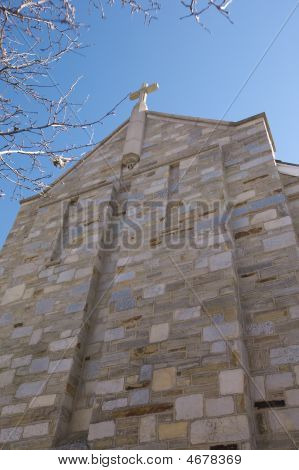 Church Cross Blue Sky