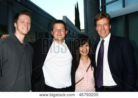 LOS ANGELES - JUN 15: Harrison Wagner, Peter Wagner, Peters gæst, Jack Wagner deltage The leukæmi