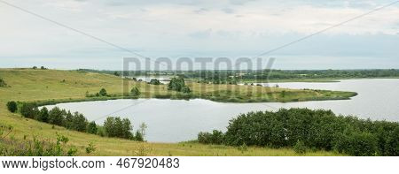 Serene Landscape In The Wild - The Shores Of Lake Otolovo In Belarus
