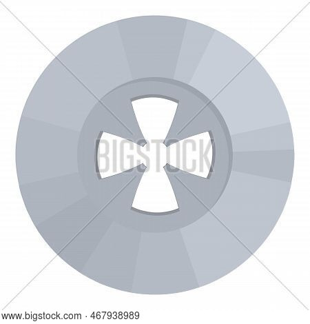 Icing Nozzle Cream Icon Cartoon Vector. Food Metal. Decoration Sugar