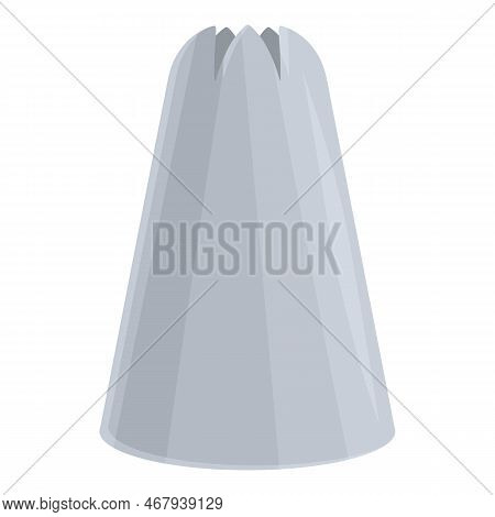 Icing Nozzle Topping Icon Cartoon Vector. Cream Food. Sugar Tube