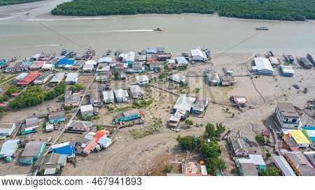 Pulau Ketam, Malaysia - December 26, 2022: Pulau Ketam, Translated, Crab Island, A Small Island Loca