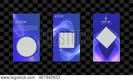 50 Blue Line Shape Background Abstract Eps Vector