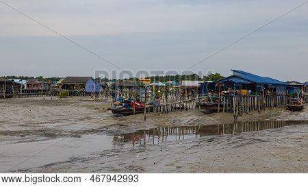 Pulau Ketam, Malaysia - December 26, 2022: Pulau Ketam, Translated, Crab Island, A Small Island Loca