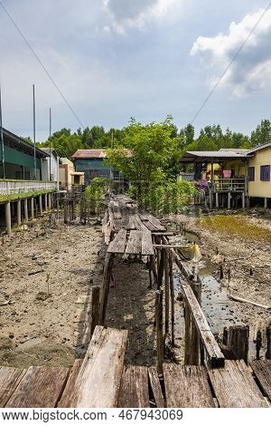 Pulau Ketam, Malaysia - December 26, 2022: Pulau Ketam, Translated, Crab Island, A Small Island Loca